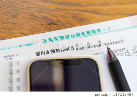 雇用保険被保険者離職票 117212487