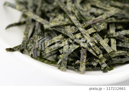 きざみ海苔のクローズアップ 117212661