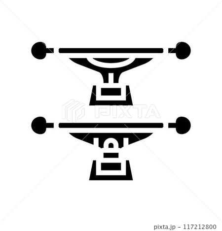 trucks skate sport glyph icon vector illustration 117212800