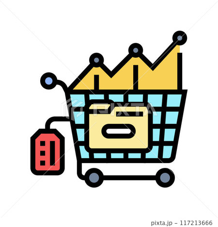 data analysis technical sales engineer color icon vector illustration data analysis technical sales engineer color icon vector illustration 117213666