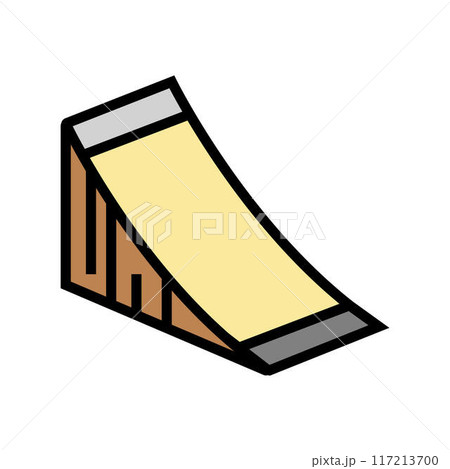 ramp skateboard sport color icon vector illustration 117213700