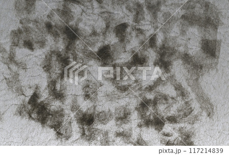 和紙による煤（すす）イメージの背景素材 117214839