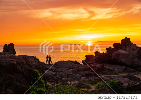 十六羅漢岩・夕景 十六羅漢岩・夕景 117217173