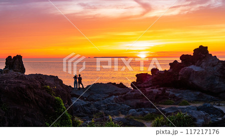 十六羅漢岩・夕景 十六羅漢岩・夕景 117217176