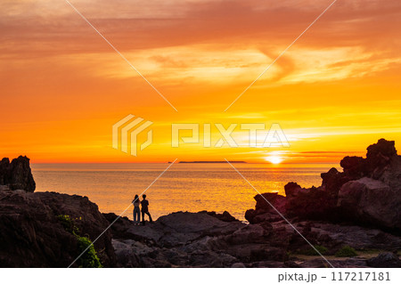 十六羅漢岩・夕景 117217181