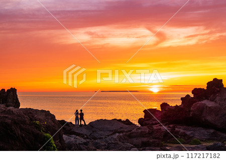 十六羅漢岩・夕景 十六羅漢岩・夕景 117217182