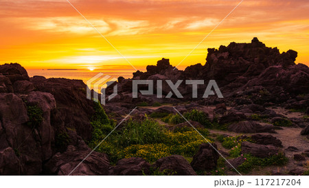 十六羅漢岩・夕景 117217204