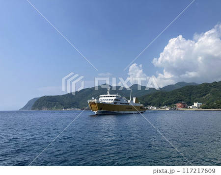 金色の駿河湾フェリー_富士_ GOLDRORD 117217609