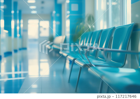 病院のぼやけた背景 AI生成画像 病院のぼやけた背景 AI生成画像 117217646