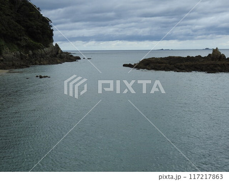 海岸　海　きれい　景色　九州　 117217863