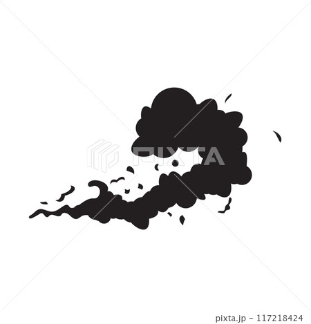 Cloud Smoke design illustration template 117218424