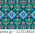 vector ornate golden floral pattern 117218818