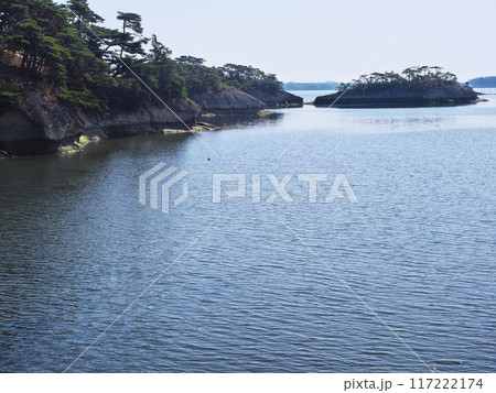 早春の宮城県 天然の桟橋 利府の馬の背からの眺め 早春の宮城県 天然の桟橋 利府の馬の背からの眺め 117222174