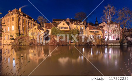 Night View of Bamberg Old Town, Bamberg, Germany 117222223