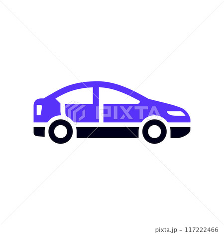 Transport flat icon, square shape 117222466