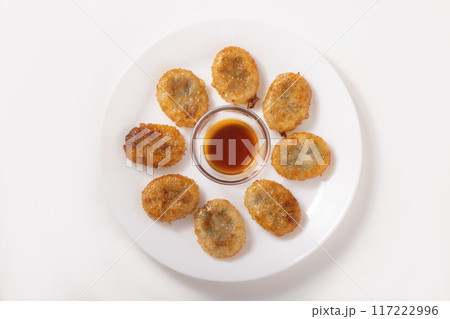 揚げ　ニラ饅頭 117222996