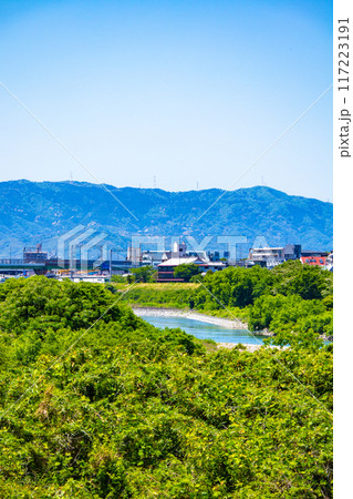 【京都風景】宇治川の緩やかな流れ(観月橋から宇治橋まで) 【京都風景】宇治川の緩やかな流れ(観月橋から宇治橋まで) 117223191