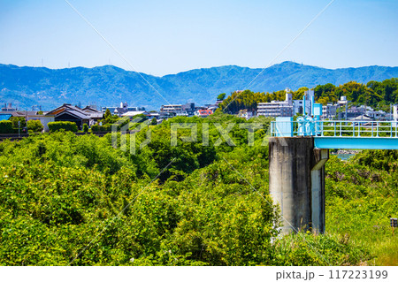 【京都風景】宇治川の緩やかな流れ（観月橋から宇治橋まで） 117223199