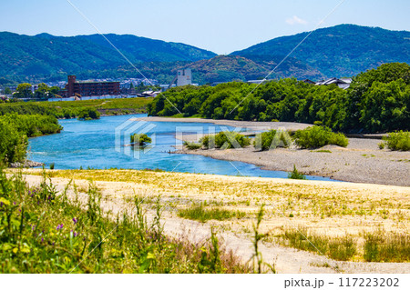 【京都風景】宇治川の緩やかな流れ(観月橋から宇治橋まで) 【京都風景】宇治川の緩やかな流れ(観月橋から宇治橋まで) 117223202