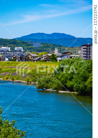 【京都風景】宇治川の緩やかな流れ（観月橋から宇治橋まで） 117223742