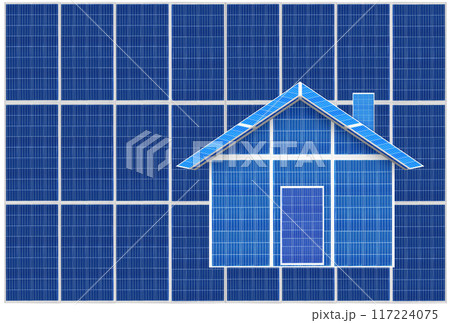 solar house sustainable resources environmental topics green energy concept. 3d 3d illustration 3d rendering solar house sustainable resources environmental topics green energy concept. 3d 3d illustration 3d rendering 117224075
