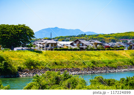 【京都風景】宇治川の緩やかな流れ（観月橋から宇治橋まで） 117224899