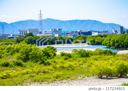 【京都風景】宇治川の緩やかな流れ（観月橋から宇治橋まで） 117224923