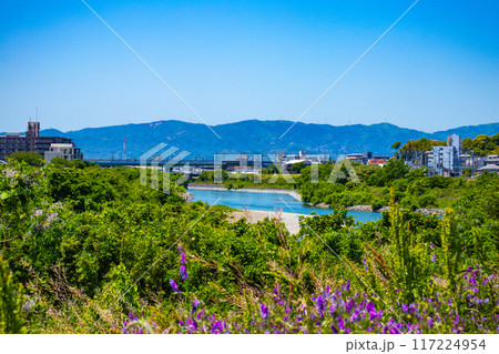 【京都風景】宇治川の緩やかな流れ(観月橋から宇治橋まで) 【京都風景】宇治川の緩やかな流れ(観月橋から宇治橋まで) 117224954