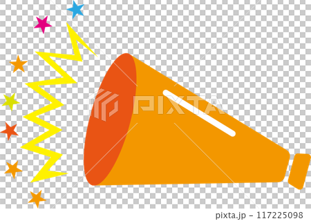 Megaphone cheering sale bargain vector 117225098