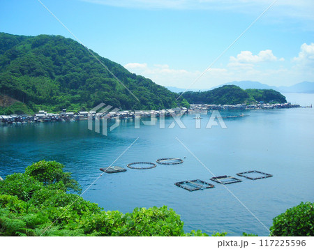 道の駅 舟屋の里伊根から見た伊根湾 道の駅 舟屋の里伊根から見た伊根湾 117225596