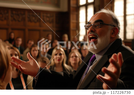 Dynamic Speech: Politician Engages Parliament Dynamic Speech: Politician Engages Parliament 117226730