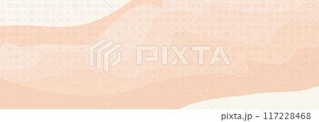 horizontal background wavy lines. Pastel color delicate peach, light orange. Vector template. horizontal background wavy lines. Pastel color delicate peach, light orange. Vector template. 117228468