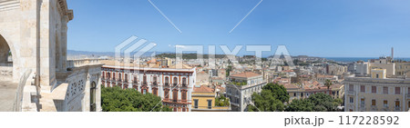 Panoramic View of Cagliari from Bastion Saint Remy Panoramic View of Cagliari from Bastion Saint Remy 117228592