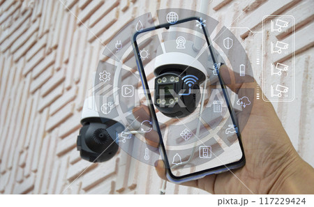 IP wifi wireless security camera supports Internet installation technology, security systems, smart home applications... 117229424