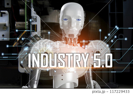 The concept of developing an artificial intelligence system that can interact with humans and be used in the industry 5.0 system.. The concept of developing an artificial intelligence system that can interact with humans and be used in the industry 5.0 system.. 117229433
