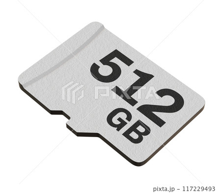 Memory card with 512 GB capacity, MicroSD flash storage disc Memory card with 512 GB capacity, MicroSD flash storage disc 117229493
