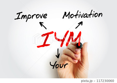 IYM - Improve Your Motivation acronym, concept background IYM - Improve Your Motivation acronym, concept background 117230060