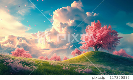 Enchanting Cherry Blossom Haven 117230855