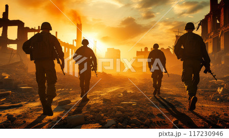 Urban Warfare: Soldiers in the Flames 117230946