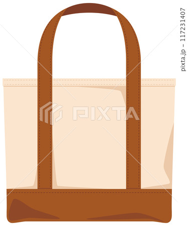 シンプルなトートバッグのベクターイラストアイコン 117231407
