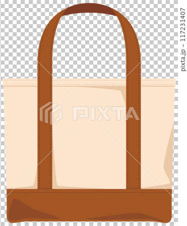 シンプルなトートバッグのベクターイラストアイコン 117231407