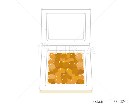 カップにはいっている納豆のイラスト 117233260