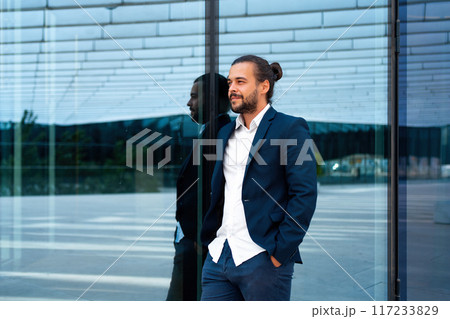 Handsome confidence hispanic businessman Handsome confidence hispanic businessman 117233829