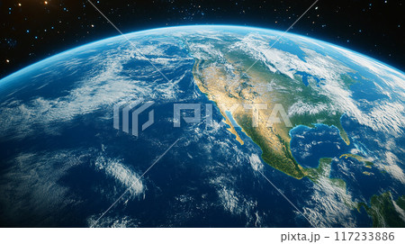 宇宙から見た地球 117233886