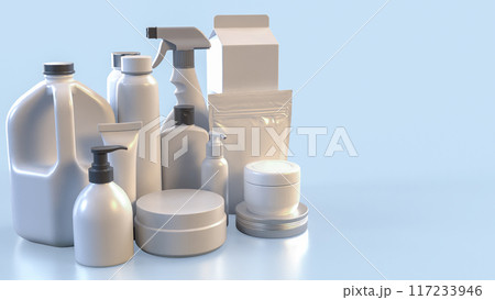 The Package on clear Background image 3d rendering. The Package on clear Background image 3d rendering. 117233946