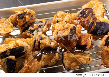 ナスのから揚げ 117234615