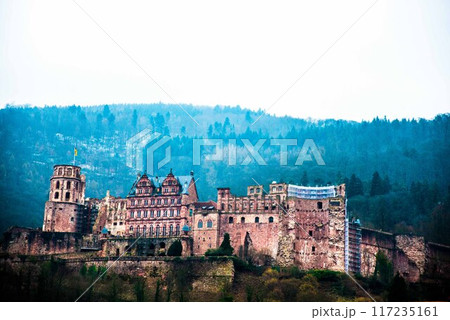 old castle in the mountains 117235161