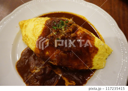 デミグラスソースオムライス 117235415