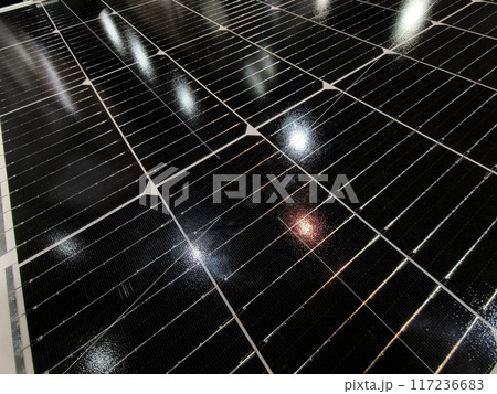 Solar panel with composites and gas tech for sunlight penetration 117236683