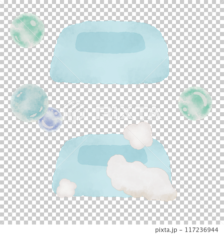 淺藍色肥皂圖解 淺藍色肥皂圖解 117236944